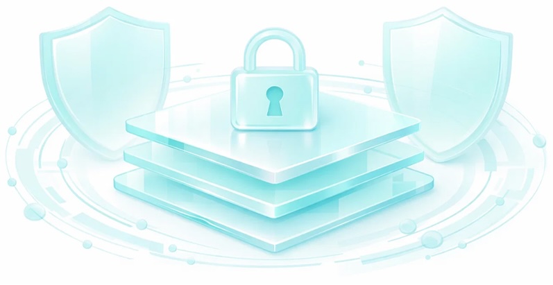 Security and trust graphic